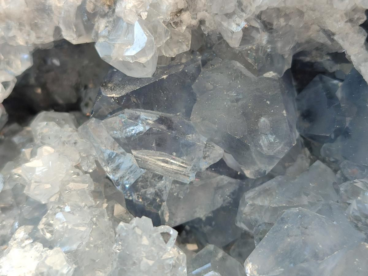 Natural XXL Blue Celestite Geode Specimen x 1 From Sakoany, Madagascar