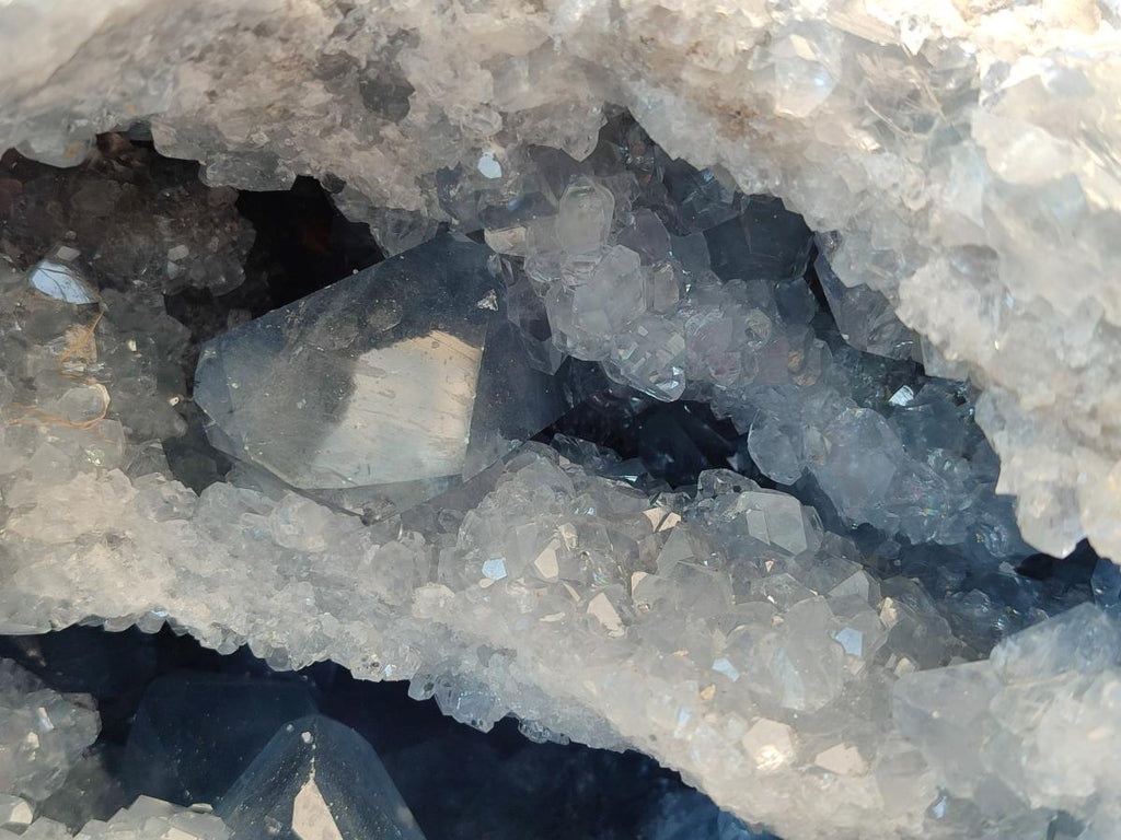 Natural XXL Blue Celestite Geode Specimen x 1 From Sakoany, Madagascar