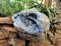 Natural XXL Blue Celestite Geode Specimen x 1 From Sakoany, Madagascar