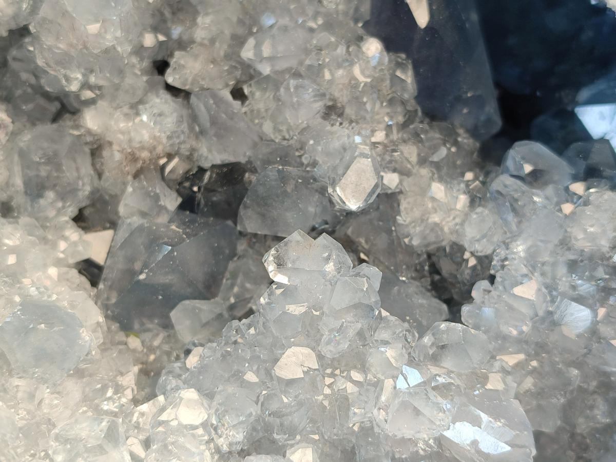 Natural XXL Blue Celestite Geode Specimen x 1 From Sakoany, Madagascar