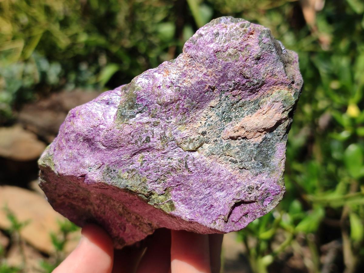 Natural Stichtite Cobbed Specimens x 4 From Barberton, South Africa