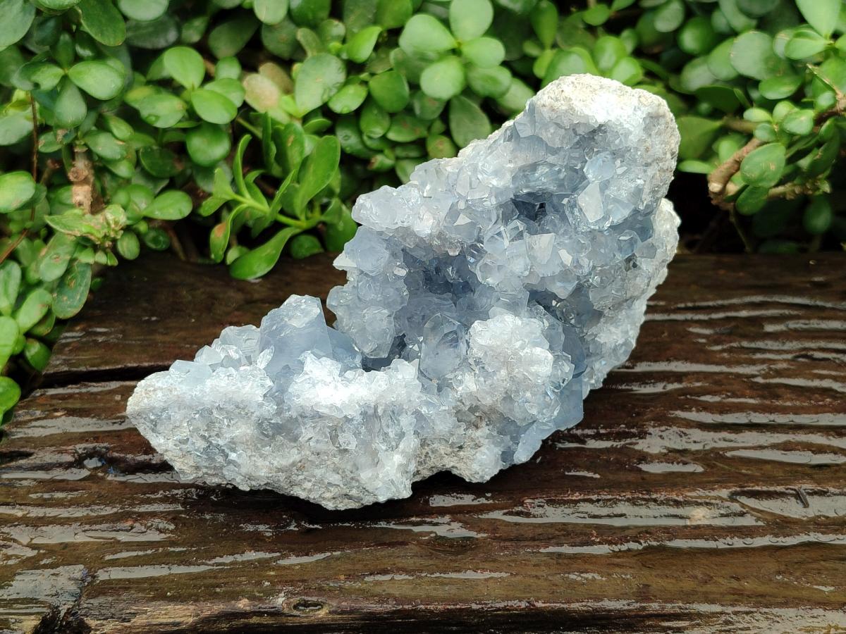 Natural Blue Celestite Geode Specimen x 1 From Sakoany, Madagascar