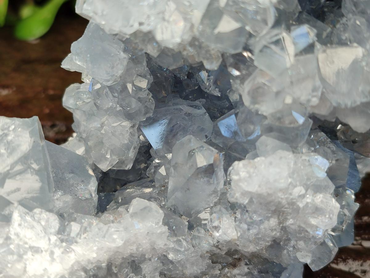 Natural Blue Celestite Geode Specimen x 1 From Sakoany, Madagascar