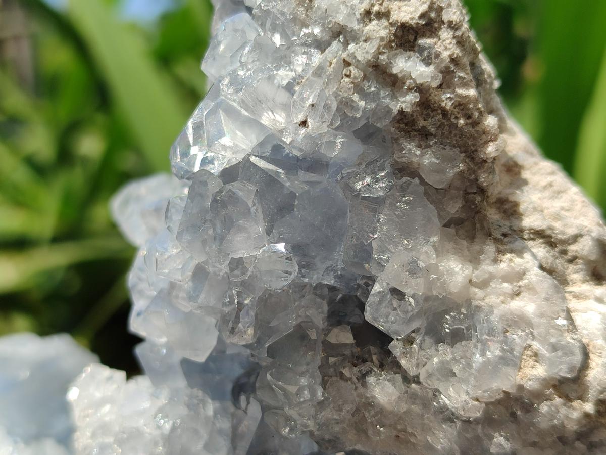 Natural Blue Celestite Geode Specimen x 1 From Sakoany, Madagascar
