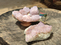 Natural Sunburst Amethyst Spirit Clusters x 2 From Boekenhouthoek, South Africa