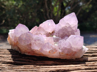 Natural Sunburst Amethyst Spirit Clusters x 2 From Boekenhouthoek, South Africa