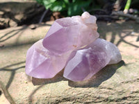 Polished Jacaranda Amethyst Quartz Crystals x 20 From Mumbwa, Zambia