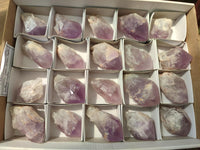 Polished Jacaranda Amethyst Quartz Crystals x 20 From Mumbwa, Zambia
