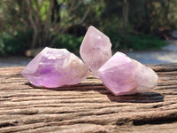 Polished Jacaranda Amethyst Quartz Crystals x 20 From Mumbwa, Zambia