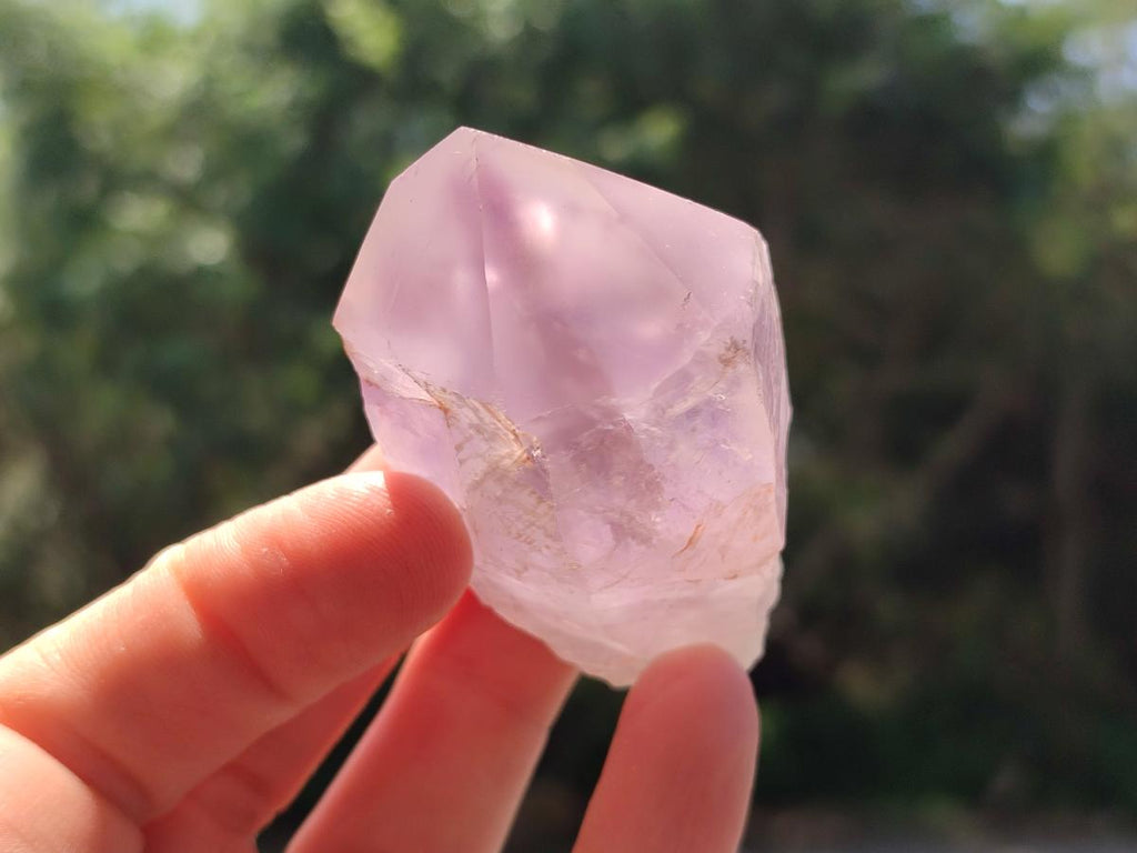 Polished Jacaranda Amethyst Quartz Crystals x 20 From Mumbwa, Zambia - Toprock Gemstones and Minerals 