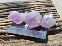 Polished Jacaranda Amethyst Quartz Crystals x 20 From Mumbwa, Zambia
