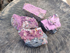Natural Salrose Cobaltion Dolomite Specimens x 4 From Kakanda, Congo