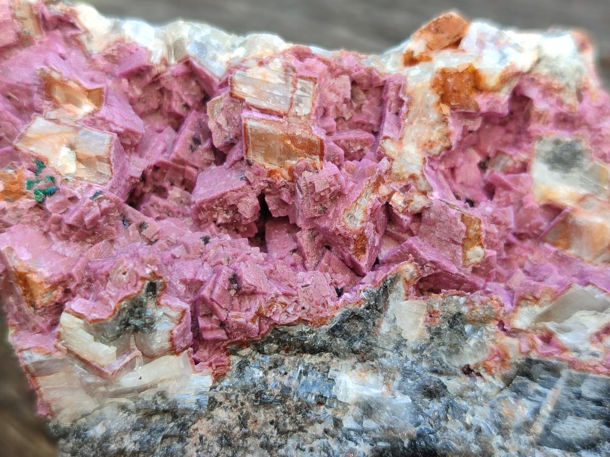 Natural Salrose Cobaltion Dolomite Specimens x 4 From Kakanda, Congo