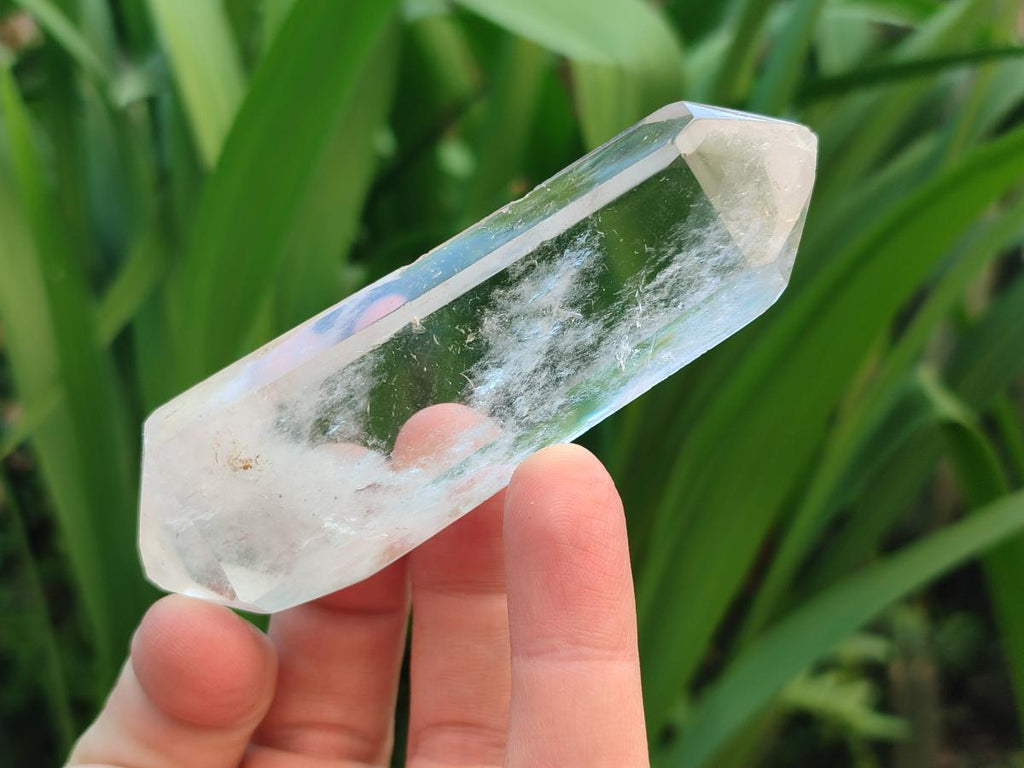 Polished Clear Quartz Crystals With Inclusions x 7 From Madagascar