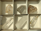 Polished Clear Quartz Crystals With Inclusions x 7 From Madagascar