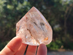 Polished Clear Quartz Crystals With Inclusions x 7 From Madagascar