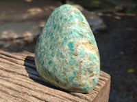 Polished Amazonite Standing Free Forms x 3 From Madagascar