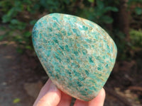 Polished Amazonite Standing Free Forms x 3 From Madagascar