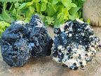 Natural Schorl Black Tourmaline Specimens x 2 From Erongo, Namibia