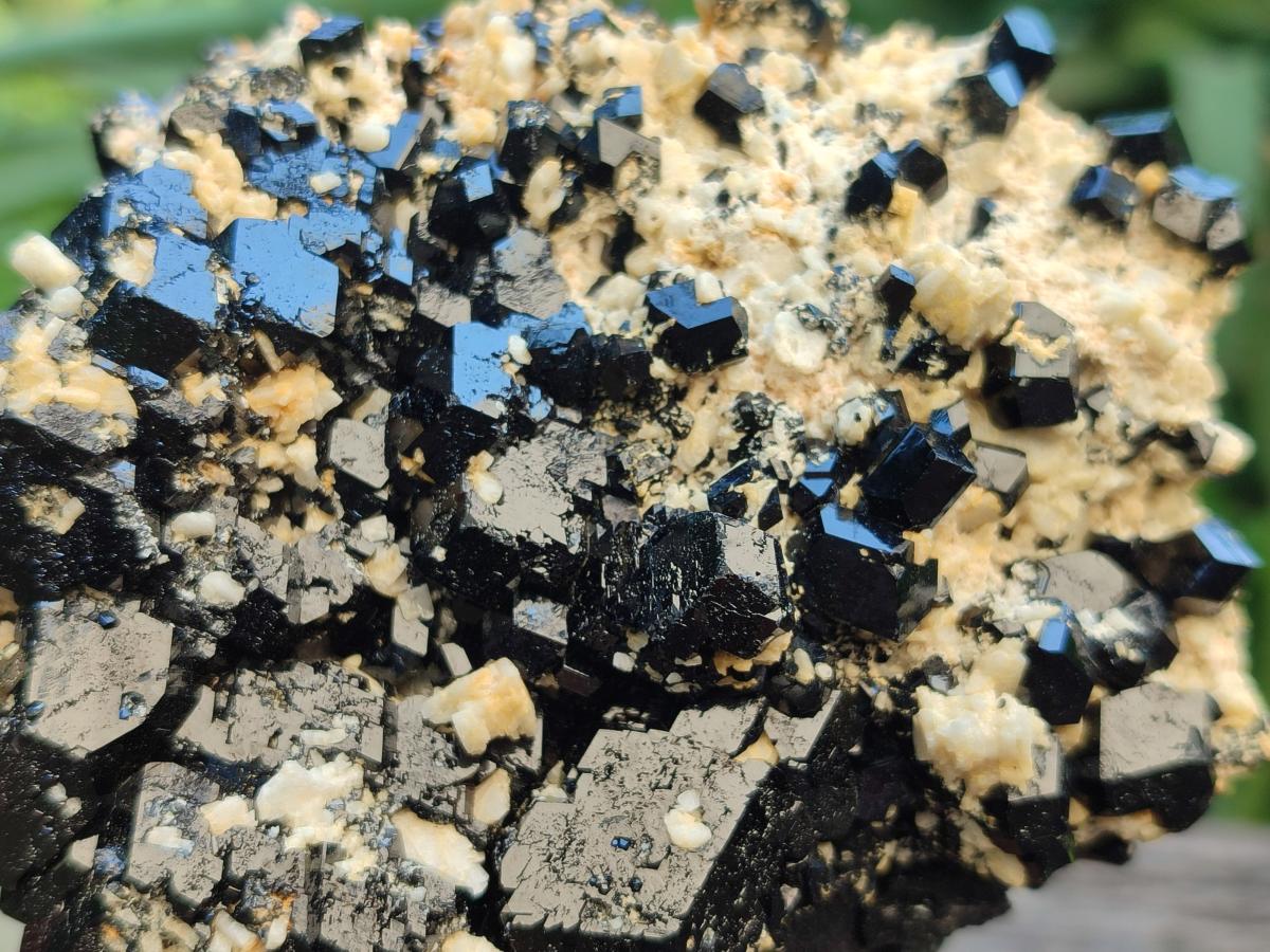 Natural Schorl Black Tourmaline Specimens x 2 From Erongo, Namibia