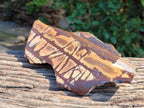 Polished On One Side Nguni Jasper Slices x 2 From Northern Cape, South Africa