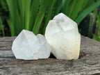 Natural Castle Quartz Crystals x 12 From Madagascar