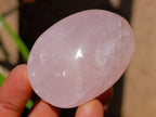 Polished Rose Quartz Palm Stones x 12 From Madagascar