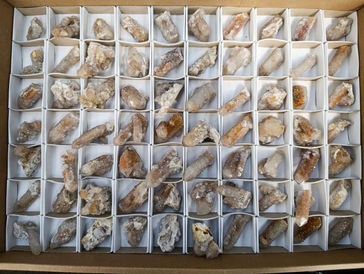 Natural Fairy Spirit Quartz Crystals x 70 From Boekenhouthoek, South Africa