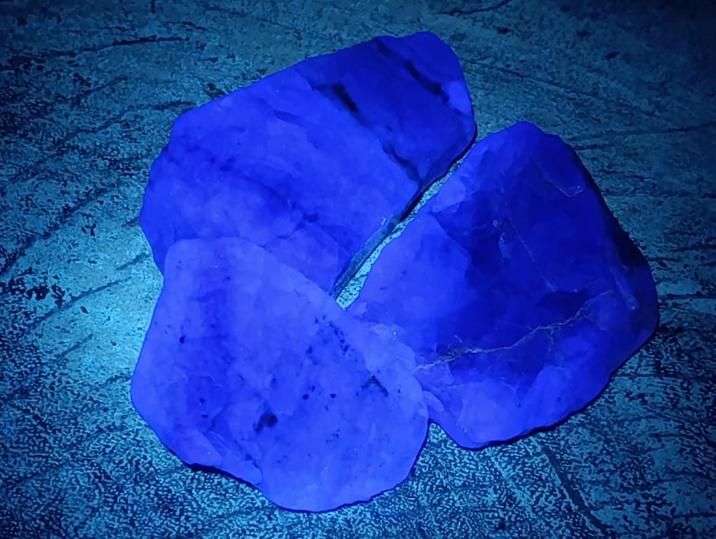 Natural Watermelon Fluorite Cobbed Specimens x 24 From Uis, Namibia