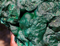 Natural Large Botryoidal Malachite Specimen x 1 From Congo