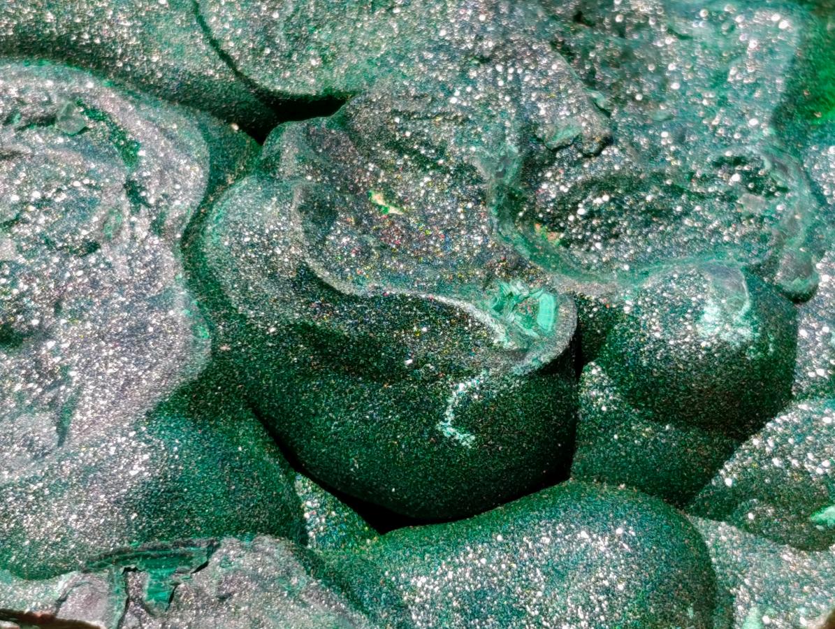 Natural Large Botryoidal Malachite Specimen x 1 From Congo