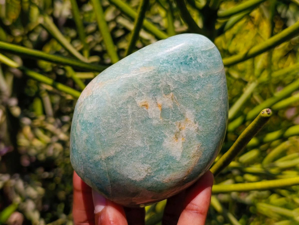 Polished Amazonite Standing Free Forms x 3 From Madagascar