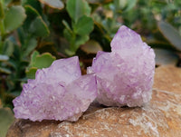 Natural Sunburst Amethyst Spirit Clusters x 20 From Boekenhouthoek, South Africa