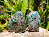 Polished Emerald Mica 'Mutokolite' Free Forms x 6 From Mutoko, Zimbabwe