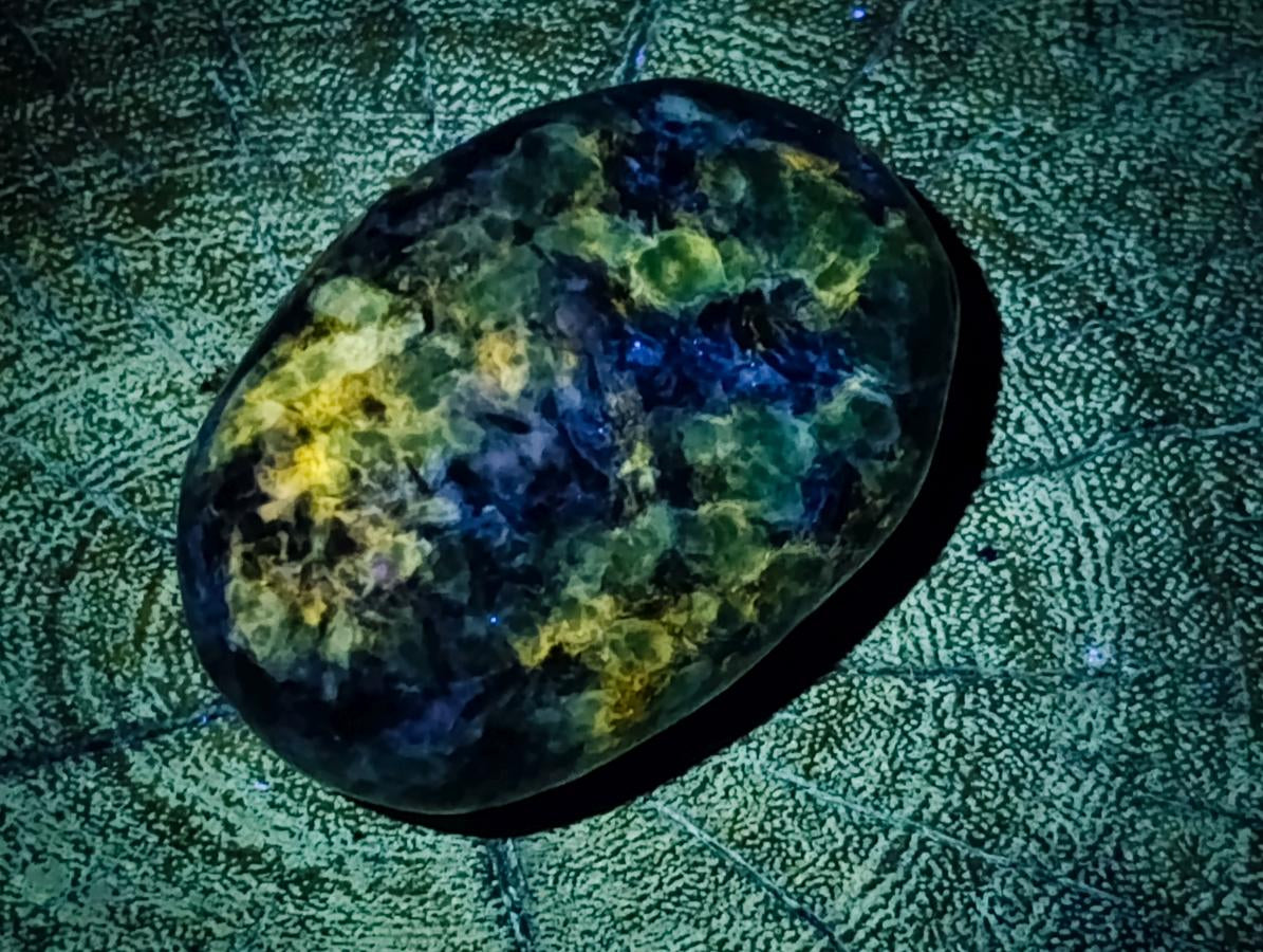 Polished Emerald Mica 'Mutokolite' Free Forms x 6 From Mutoko, Zimbabwe