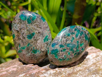Polished Emerald Mica 'Mutokolite' Free Forms x 6 From Mutoko, Zimbabwe