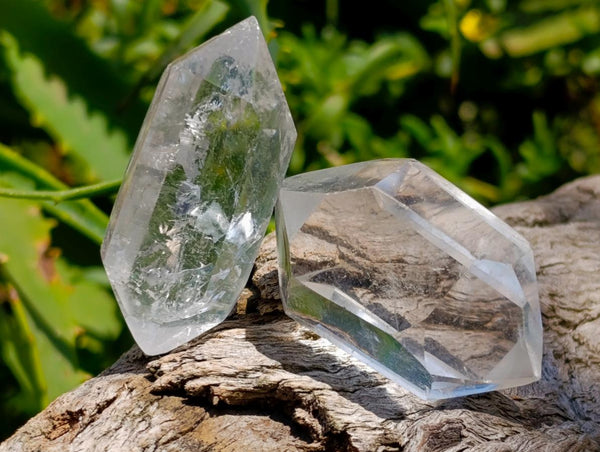 Polished Double Terminated Clear Quartz Crystals x 42 From Madagascar