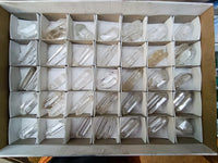 Polished Double Terminated Clear Quartz Crystals x 42 From Madagascar