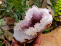 Polished Agate Geode Specimens x 5 From Madagascar