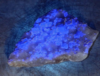 Natural Purple Cubic Fluorite On White Matrix Specimens x 6 From Khorixas, Namibia