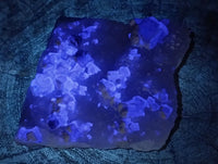 Natural Purple Cubic Fluorite On White Matrix Specimens x 6 From Khorixas, Namibia