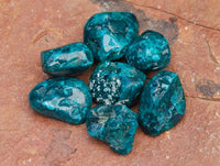 Polished Dioptase Free Forms x 35 From Likasi, Congo
