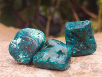 Polished Dioptase Free Forms x 35 From Likasi, Congo