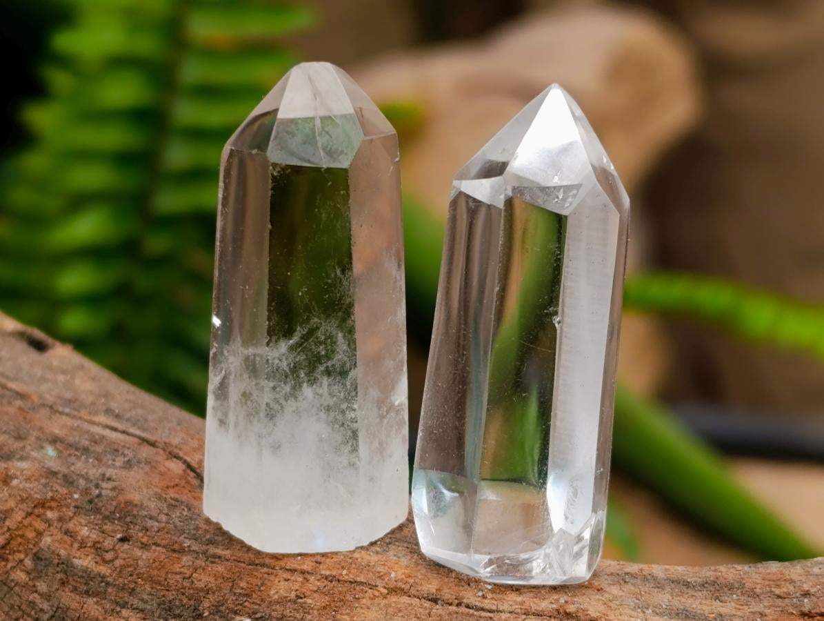 Polished Clear Quartz Crystals x 40 From Madagascar