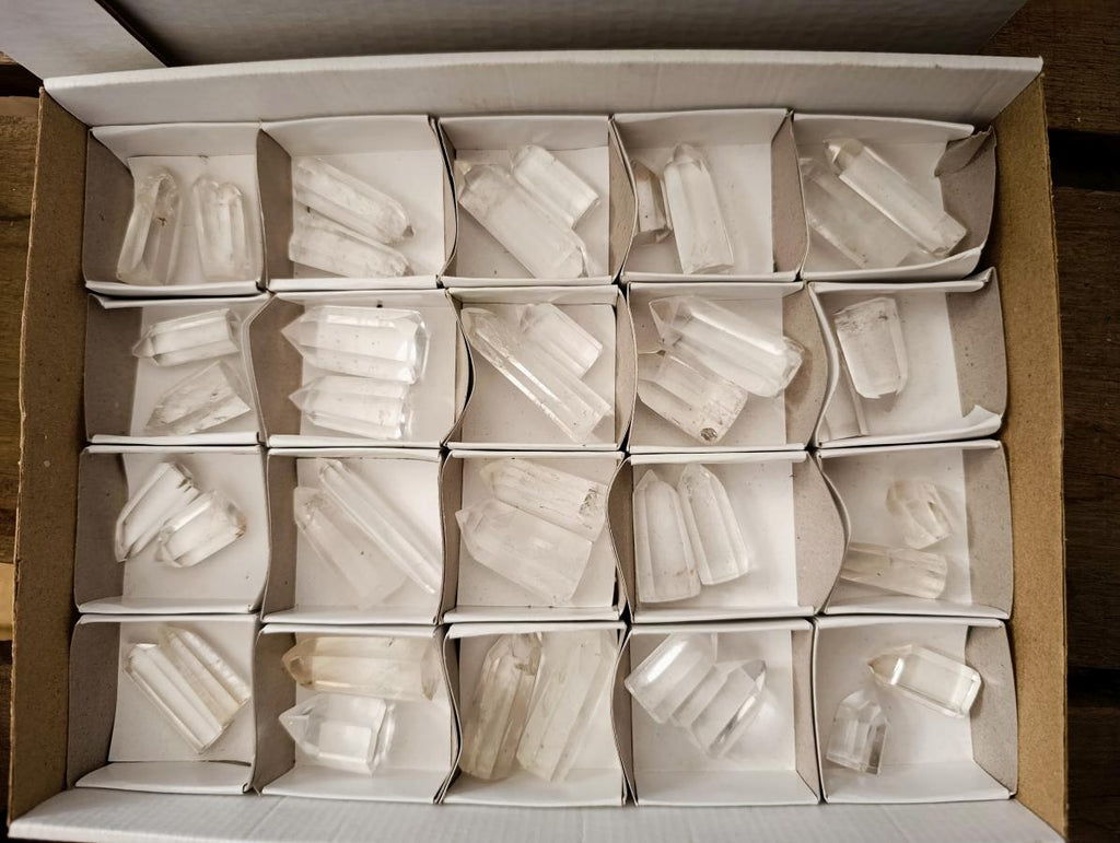 Polished Clear Quartz Crystals x 40 From Madagascar