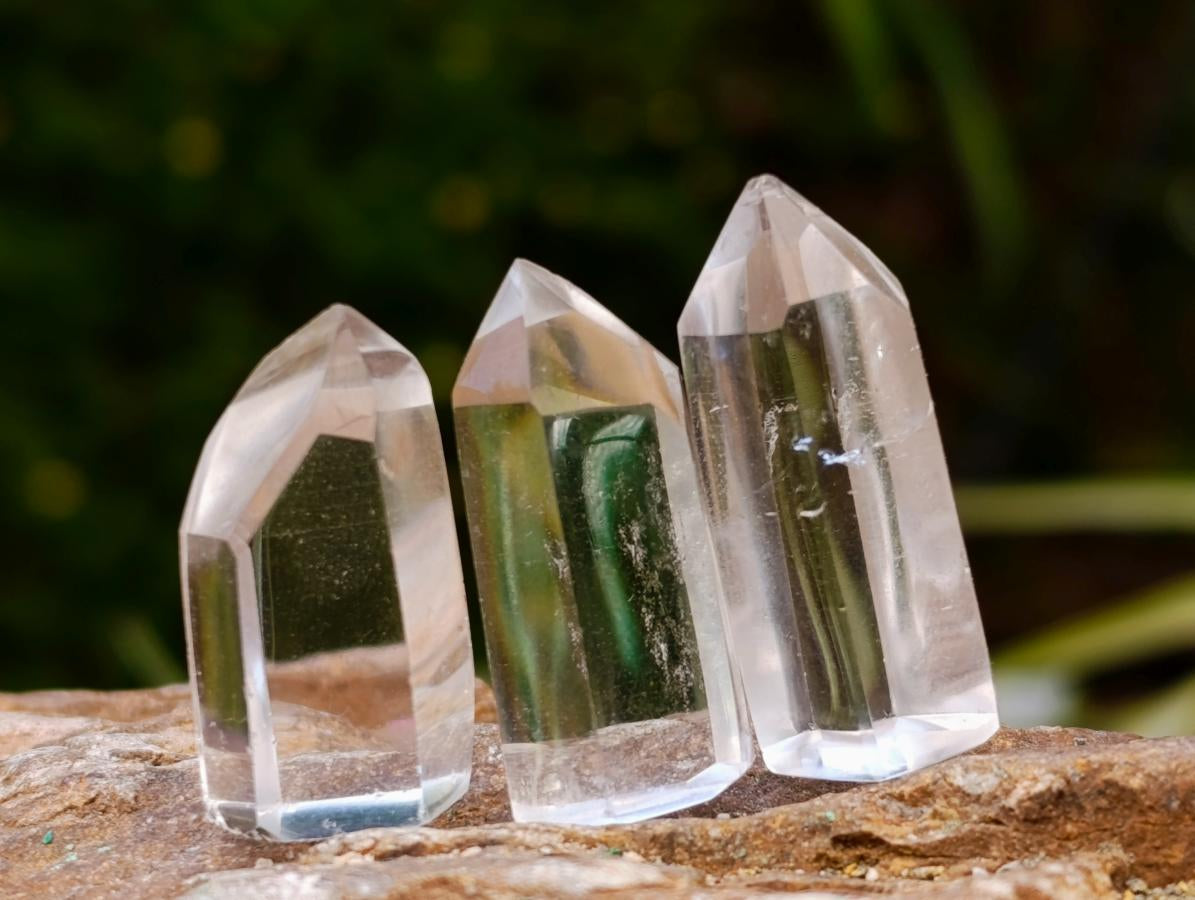 Polished Clear Quartz Crystals x 40 From Madagascar