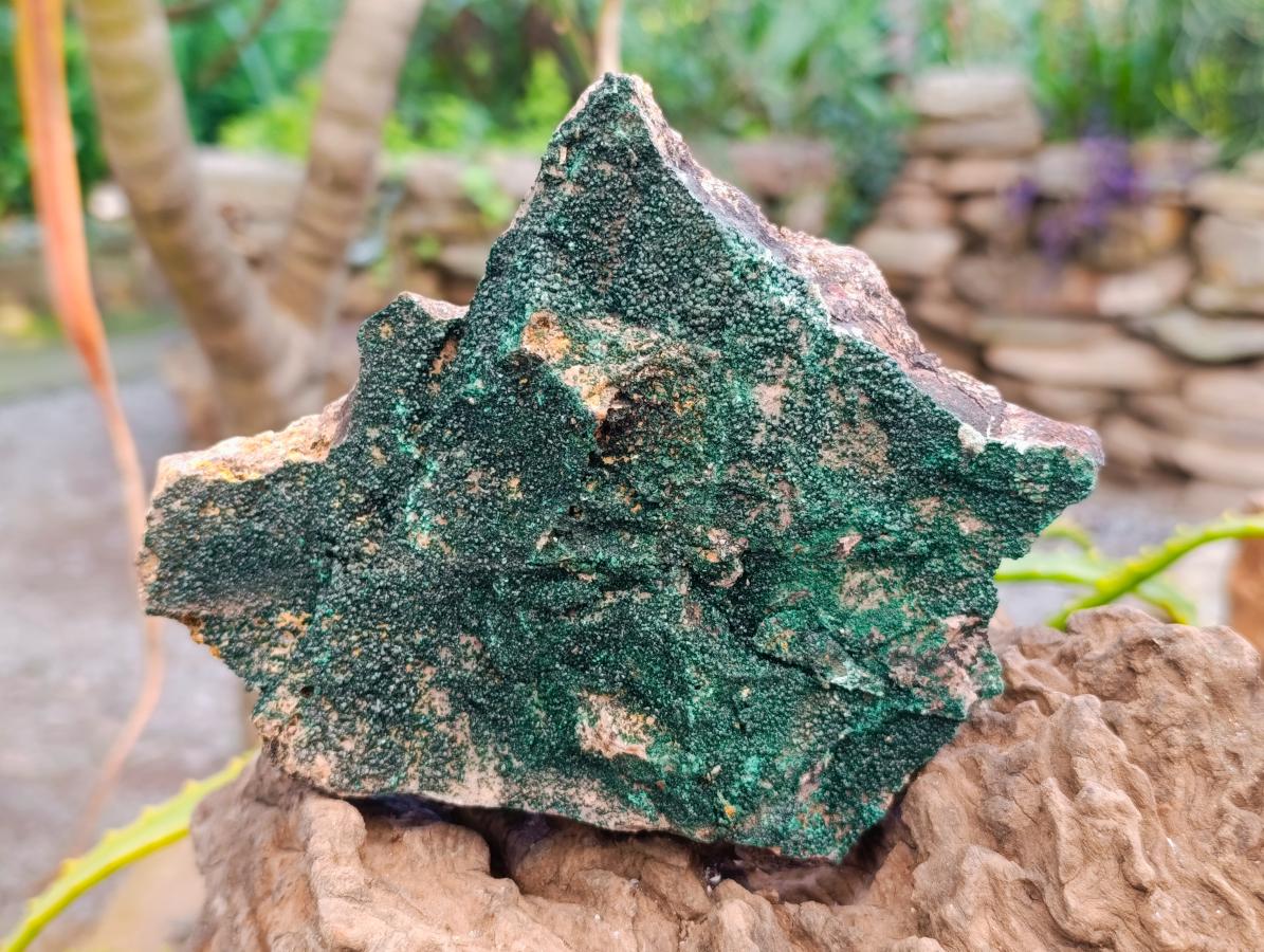 Natural Crystalline Botryoidal Malachite Specimens x 2 From Tenke Fungurume, Congo