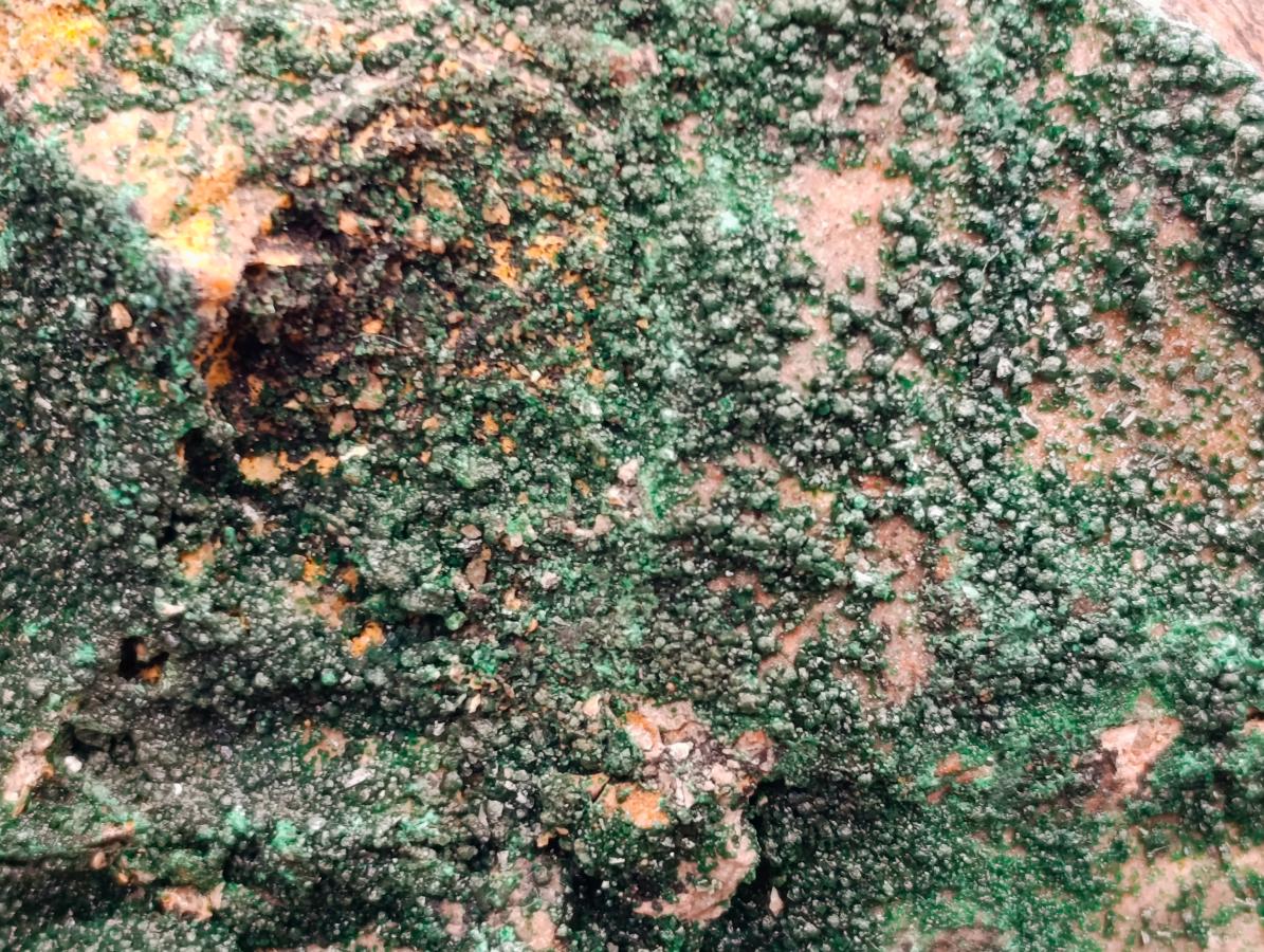 Natural Crystalline Botryoidal Malachite Specimens x 2 From Tenke Fungurume, Congo