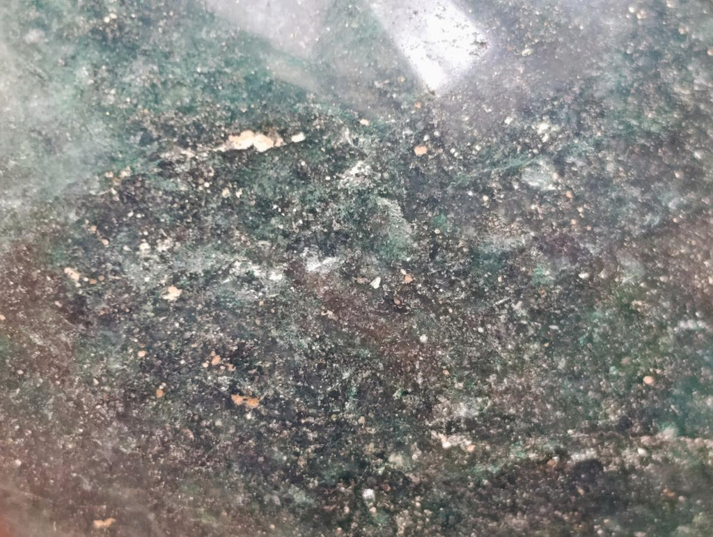 Polished Fuchsite Quartz Standing Free Forms x 3 From Andakatany, Madagascar