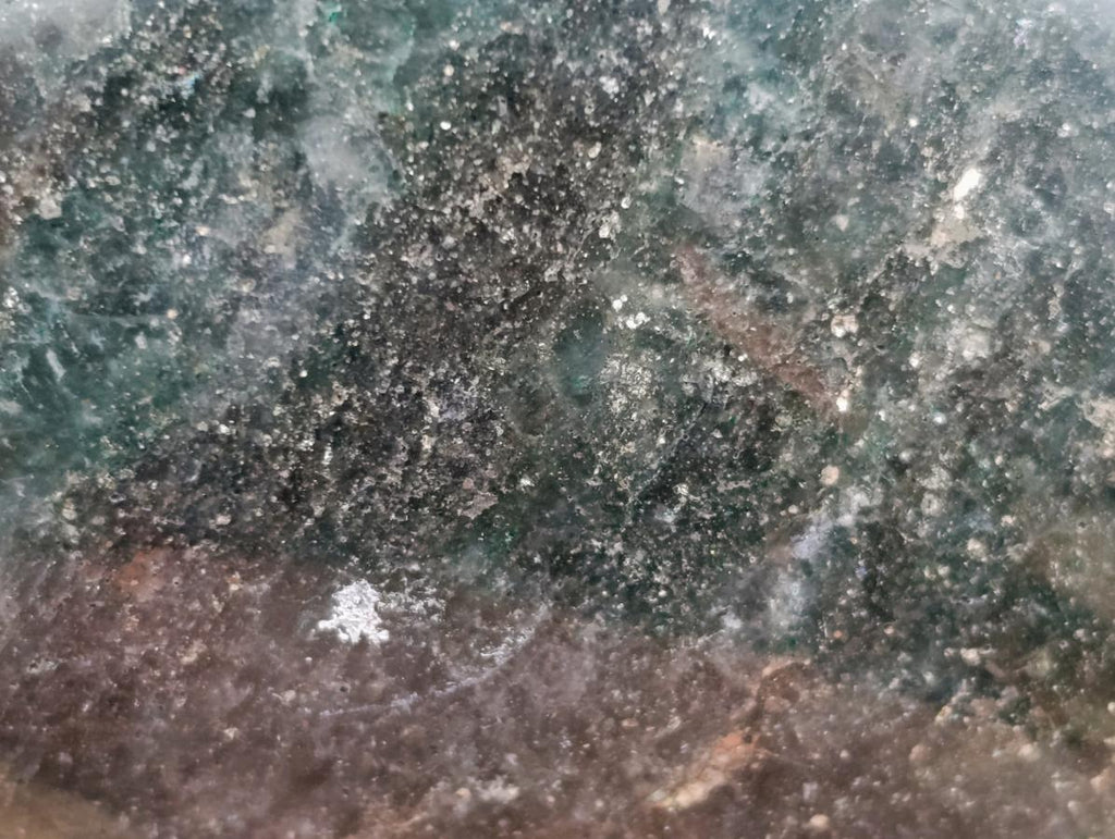 Polished Fuchsite Quartz Standing Free Forms x 3 From Andakatany, Madagascar